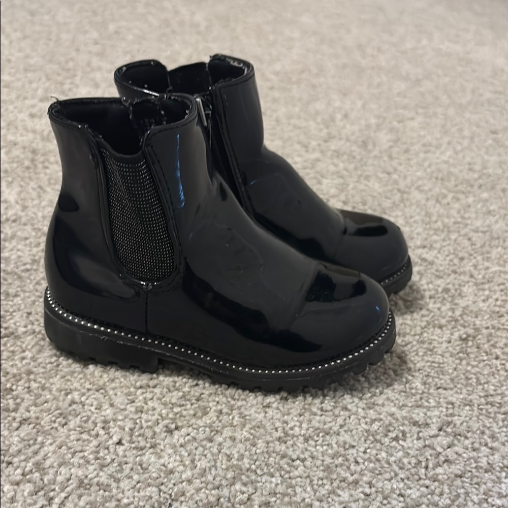 Toddler Black Ankle Boots